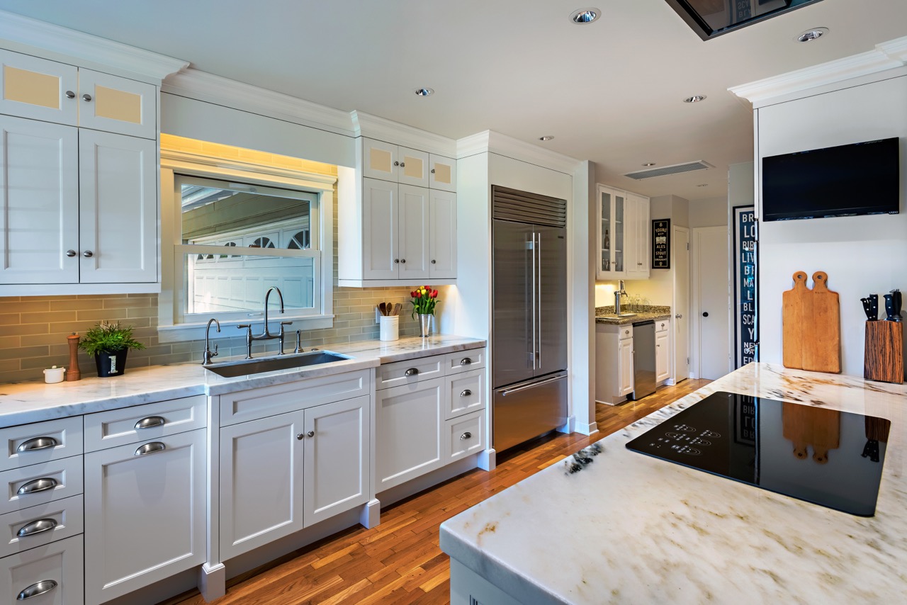 Ingram Residence - Kitchen and island detail